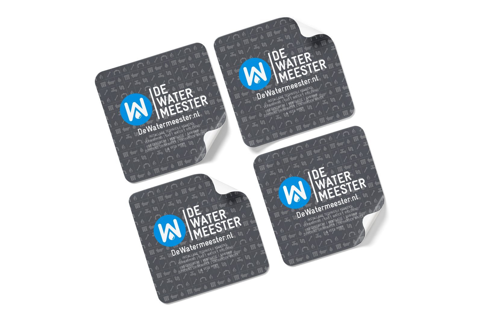 Sticker van De Water Meester