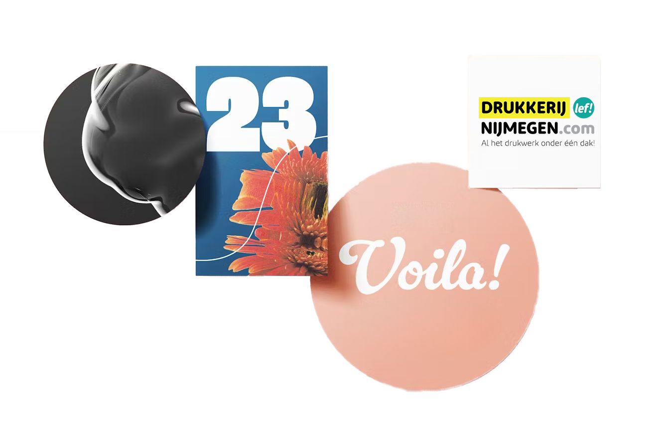 Losse stickers op transparante folie